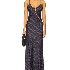 Lioness Polka Dot Maxi Dress